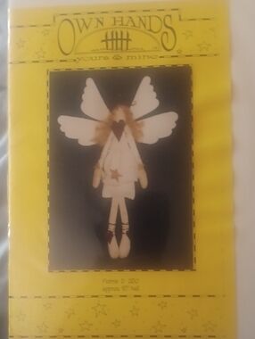 Vintage OWN HANDS, Fabric Angel Doll, 15" Tall